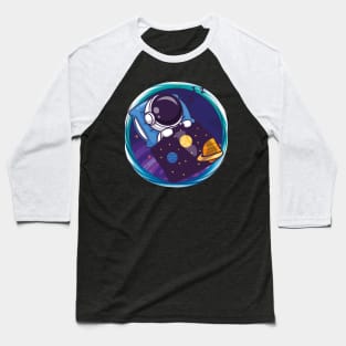 Sleeping Astronaut Baseball T-Shirt